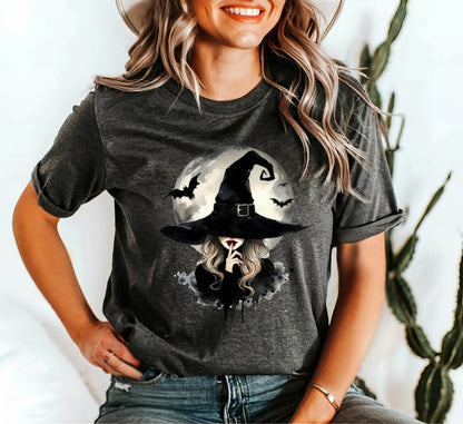 Camisa de bruja, camisa de bruja de Halloween