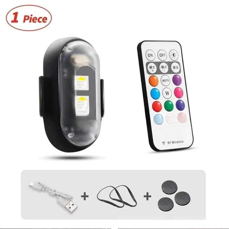 Wireless Remote Control Colorful Strobe Light