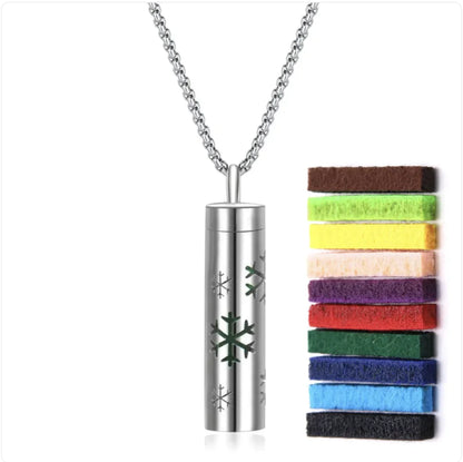 316L Stainless Steel Perfume Oil Diffuser Necklace