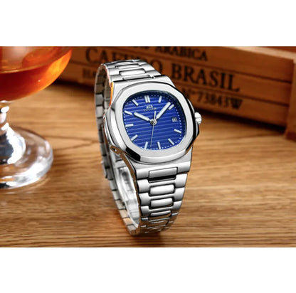 Men's Luminous Steel Band Watch