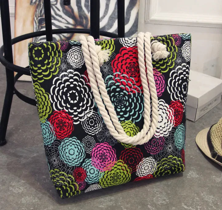 Versatile Printed Tote Bag