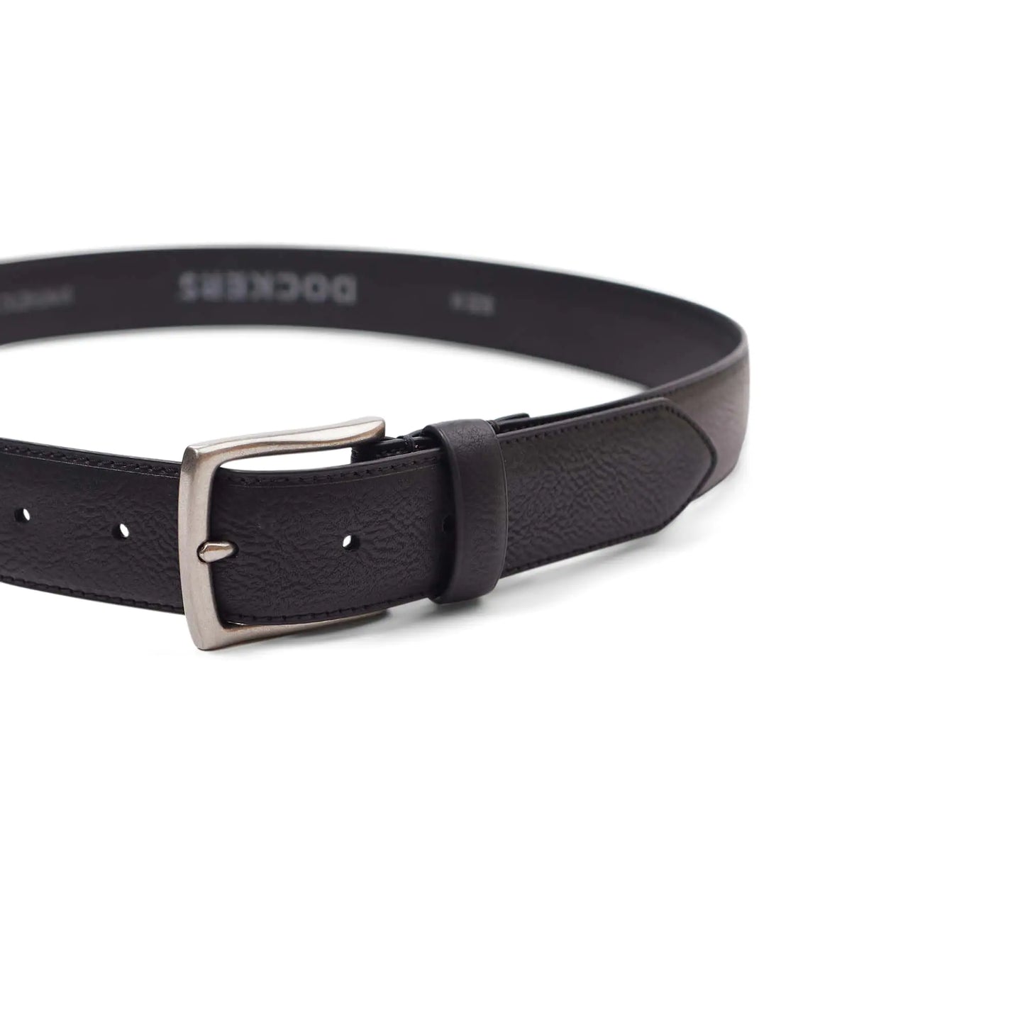 Dockers Men's Everyday Casual Belt with Classic Harness Buckle (Regular and Big & Tall Sizing) Small (30-32) Black Classic