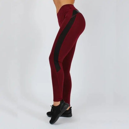 Leggings deportivos push up de malla máxima