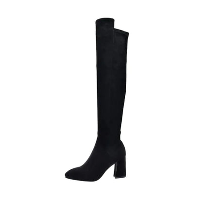 Women's Fleece Over-the-Knee Boots