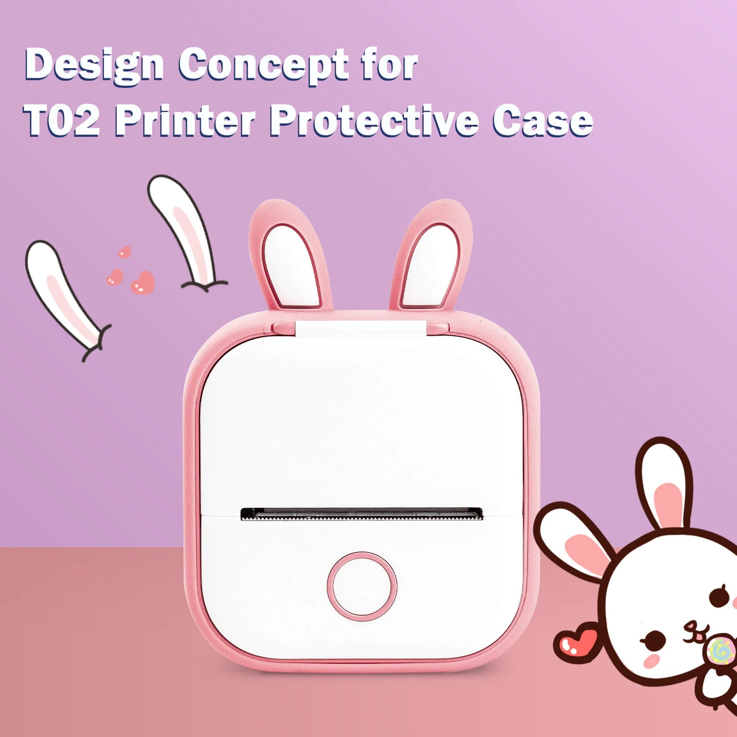 Silicone Case for Mini Photo Portable Printer