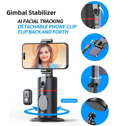 Trípode con seguimiento facial automático y estabilizador