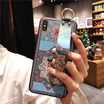 Blue Flower iPhone Case