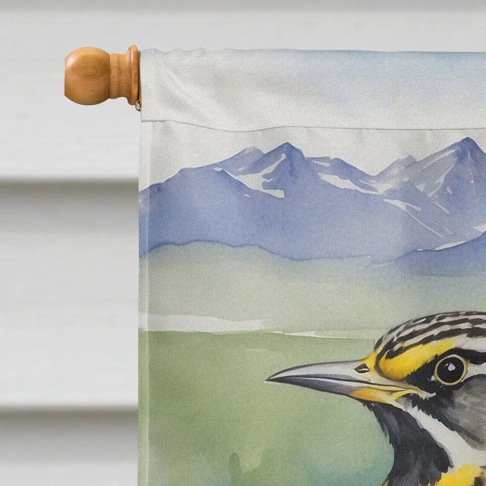 Bandera de la casa Western Meadowlark de Wyoming