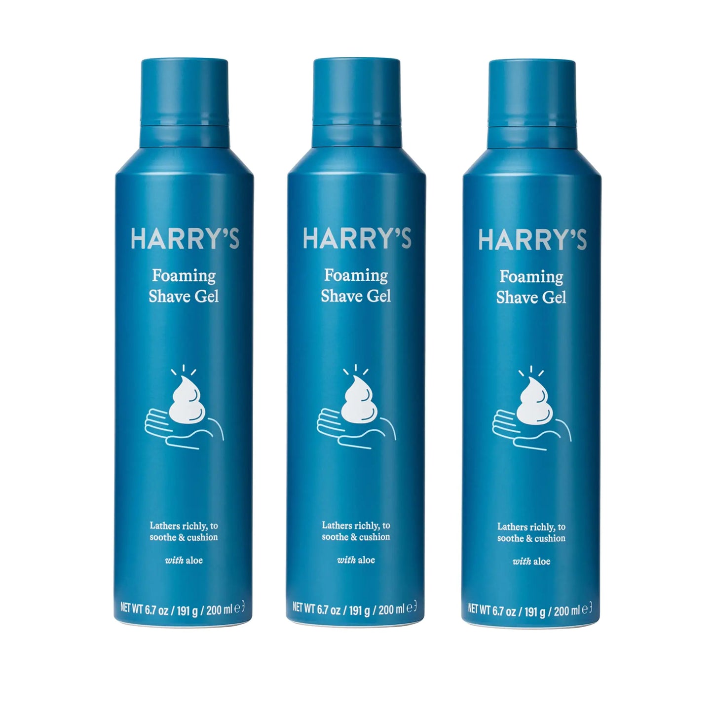 Harrys Razor Bladesi komplekti täitematerjalid + habemeajamisgeeli komplekt (10 komplekti) 10 kogust (1 pakk) pardlid + geel