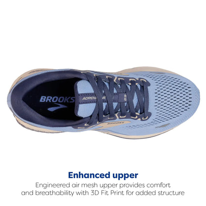 Brooks naiste Adrenaline GTS 23 toetav jooksujalats 7 Vista sinine/merevärvi/linane