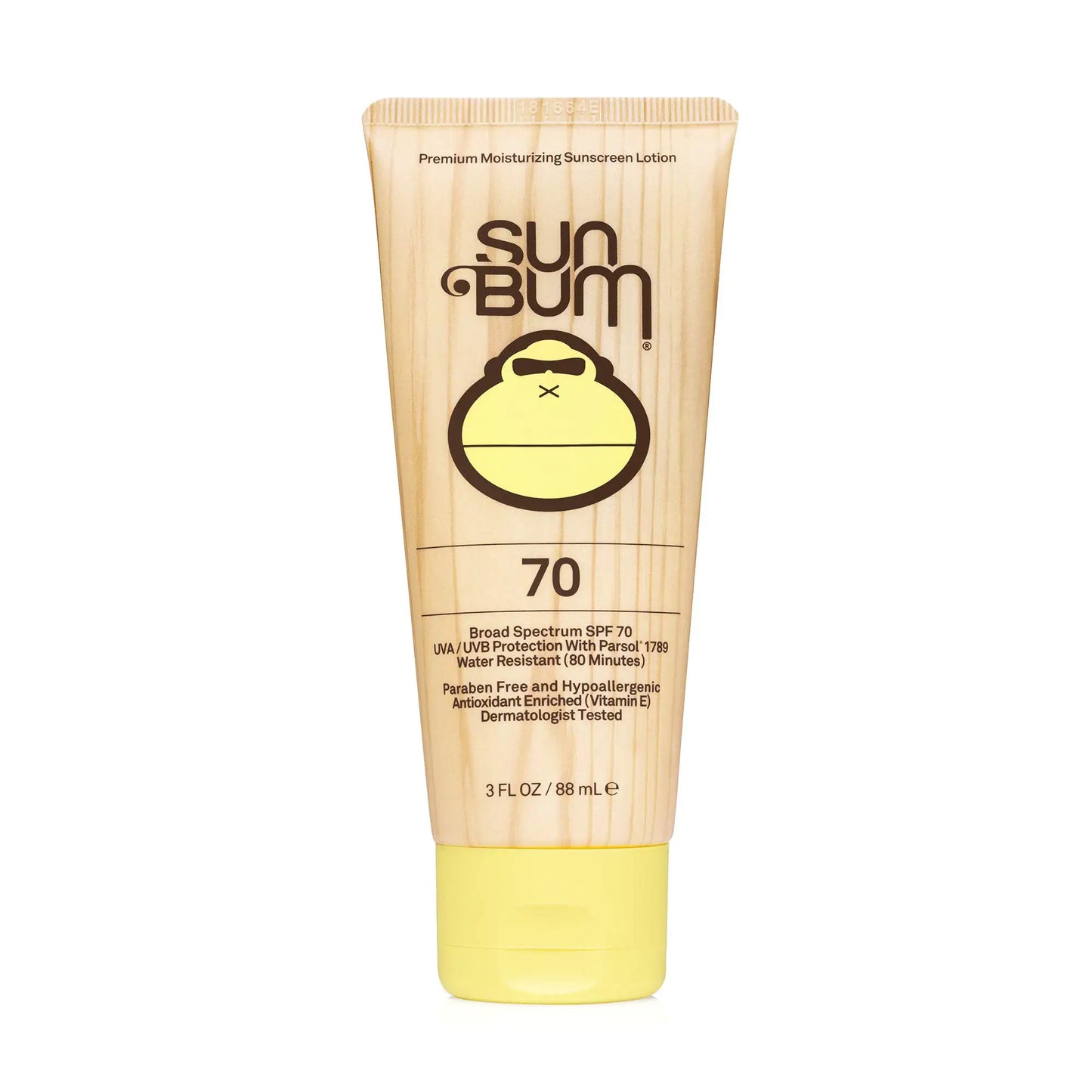 Loción protectora solar Sun Bum Original FPS 70 | Vegana y conforme a la Ley 104 de Hawái (libre de octinoxato y oxibenzona). Protector solar hidratante de amplio espectro UVA/UVB con vitamina E | 85 ml (paquete de 1)