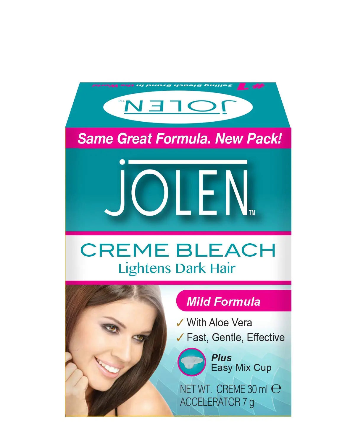 Crema blanqueadora Jolen 30 ml suave