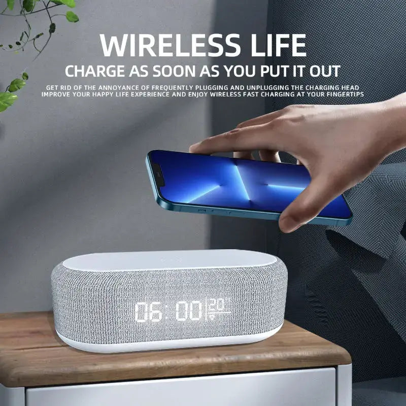 Wireless Charger Alarm Clock