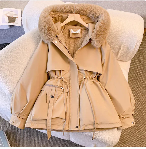 Women's Slimming Hooded Cotton-Padded Jacket