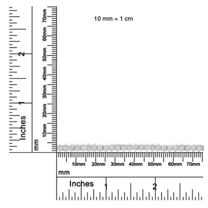 14K valge kullaga 5,0 Cttw Clarity Enhanced 2 haruga komplekt Princess-Cut Diamond Tennise käevõru (HI Color, I1-I2 Clarity)