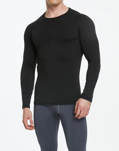 Camisetas de compresión para hombre, paquete de 5 o 4, manga larga, protección solar y UPF, protección contra erupciones, capa base para entrenamiento, talla pequeña, negro (g)/negro/blanco (paquete de 5)