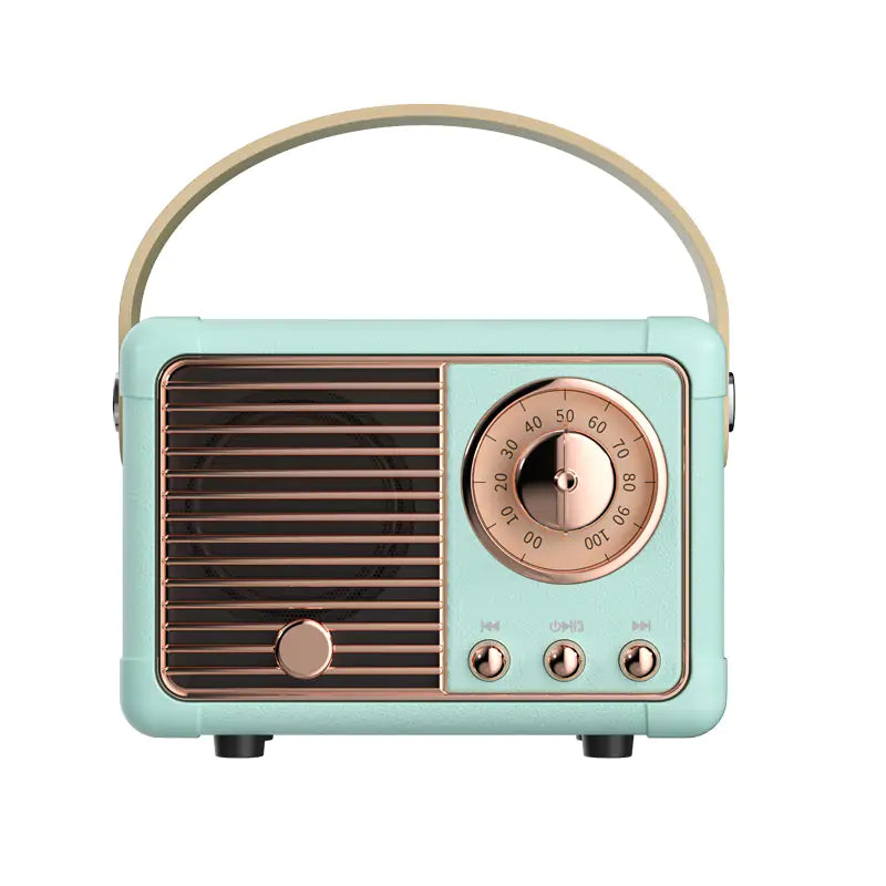 Alto-falante Bluetooth Retro HM11, Leitor de Música Clássico Retrô