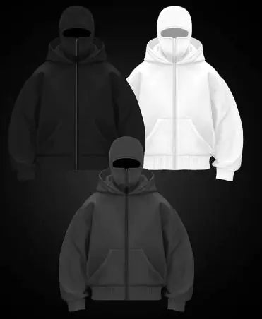 Double Hood Design Hooded Sweater