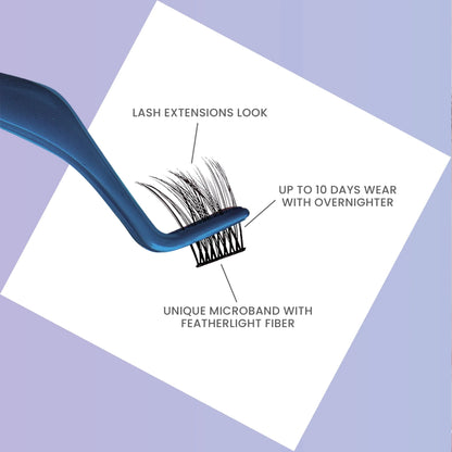 KISS Falscara Applicator, Precision Eyelash Clusters Placement, Mistake-Proof Eyelash Wisps Tweezer, Lash Tool For False Eyelash Extensions Look, Includes 1 Patent Pending Applicator