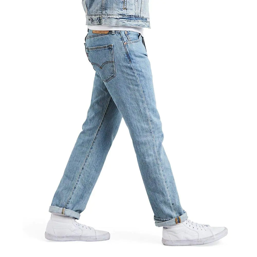 Levi's Men's 501 Original Fit Jeans (Also Available in Big & Tall) Standard 38W x 36L Light Stonewash