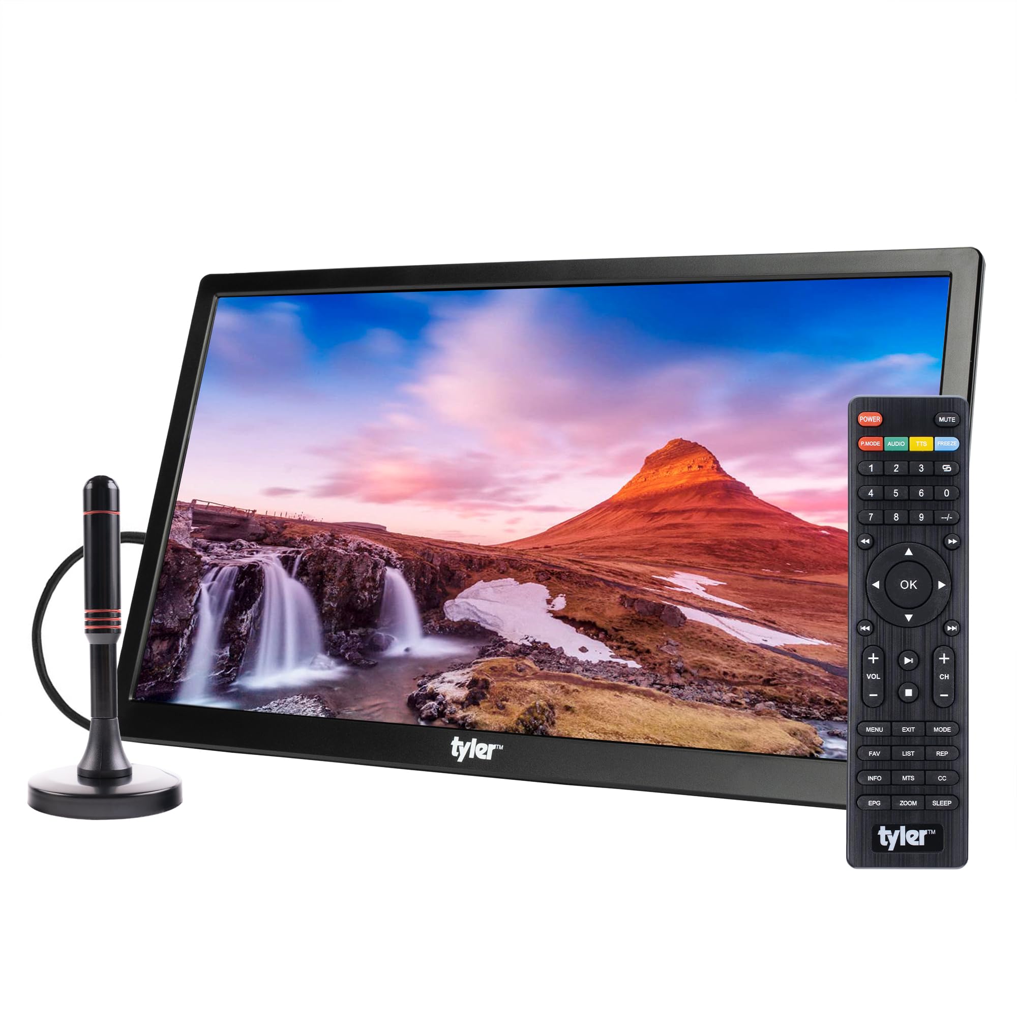 Tyler 13" mobil HD-TV med HDMI og USB | bærbar udendørs-TV