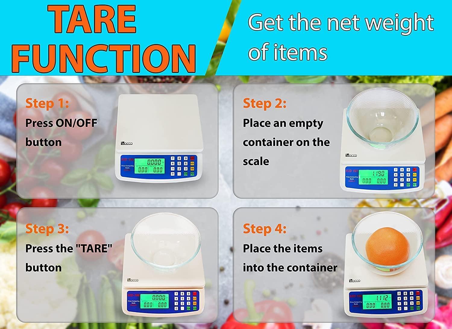 US | Precision Digital Food Scale 30kg Precision LCD