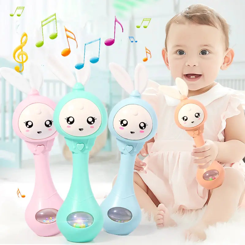 Brinquedos Chocalho Luminoso 和 Musical para Bebês