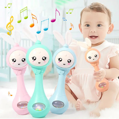 Brinquedos Chocalho Luminoso e Musical para Bebês