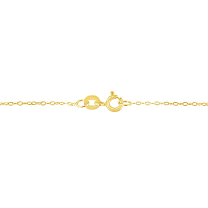 14K Yellow Gold Plated .925 Sterling Silver 4.0 Cttw Diamond Shadow Frame Heart 18" Pendant Necklace (J-K Color, I1-I2 Clarity)