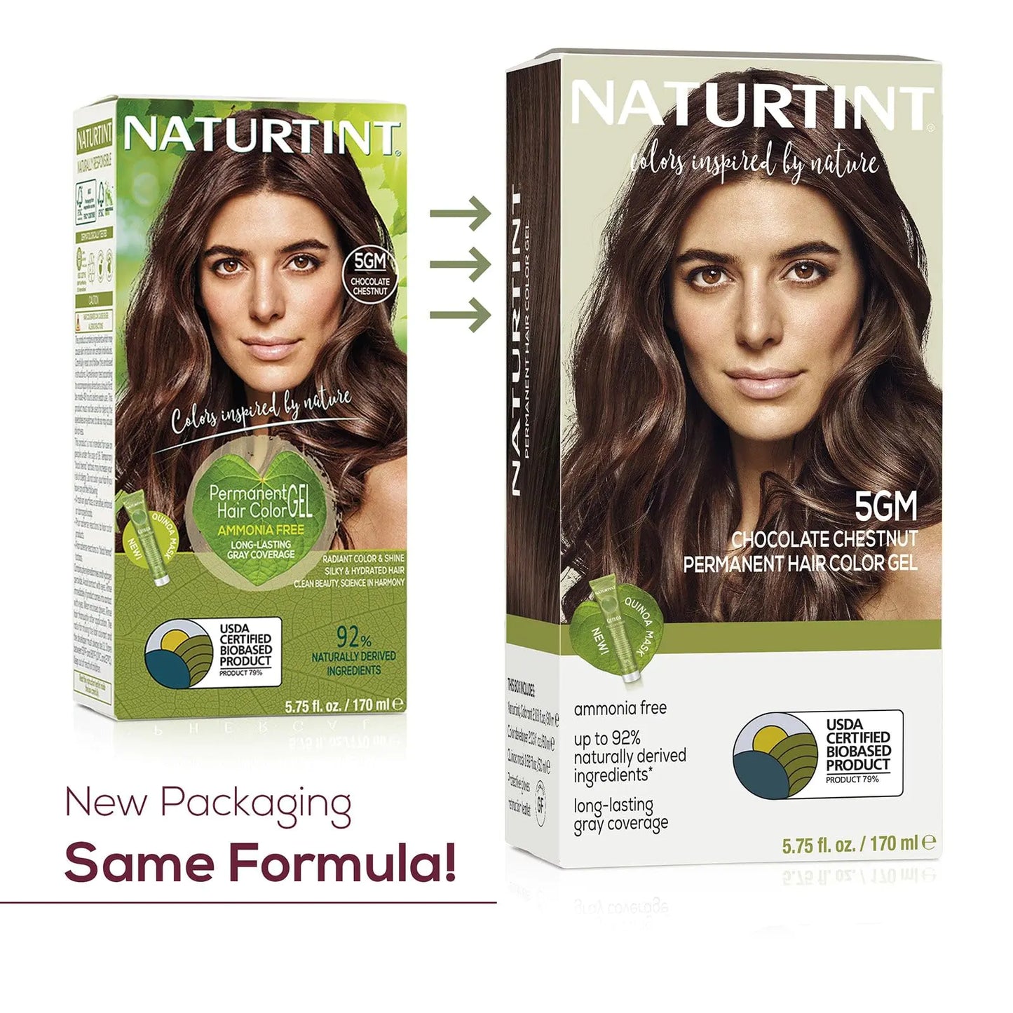 Naturtint Permanent Hair Color 5GM Chocolate Chestnut (Pack of 1), Ammonia Free, Vegan, Cruelty Free, up to 100% Gray Coverage, Long Lasting Results