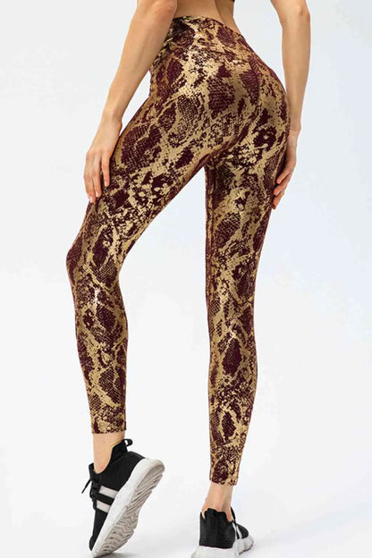 Animal Print Active Pants