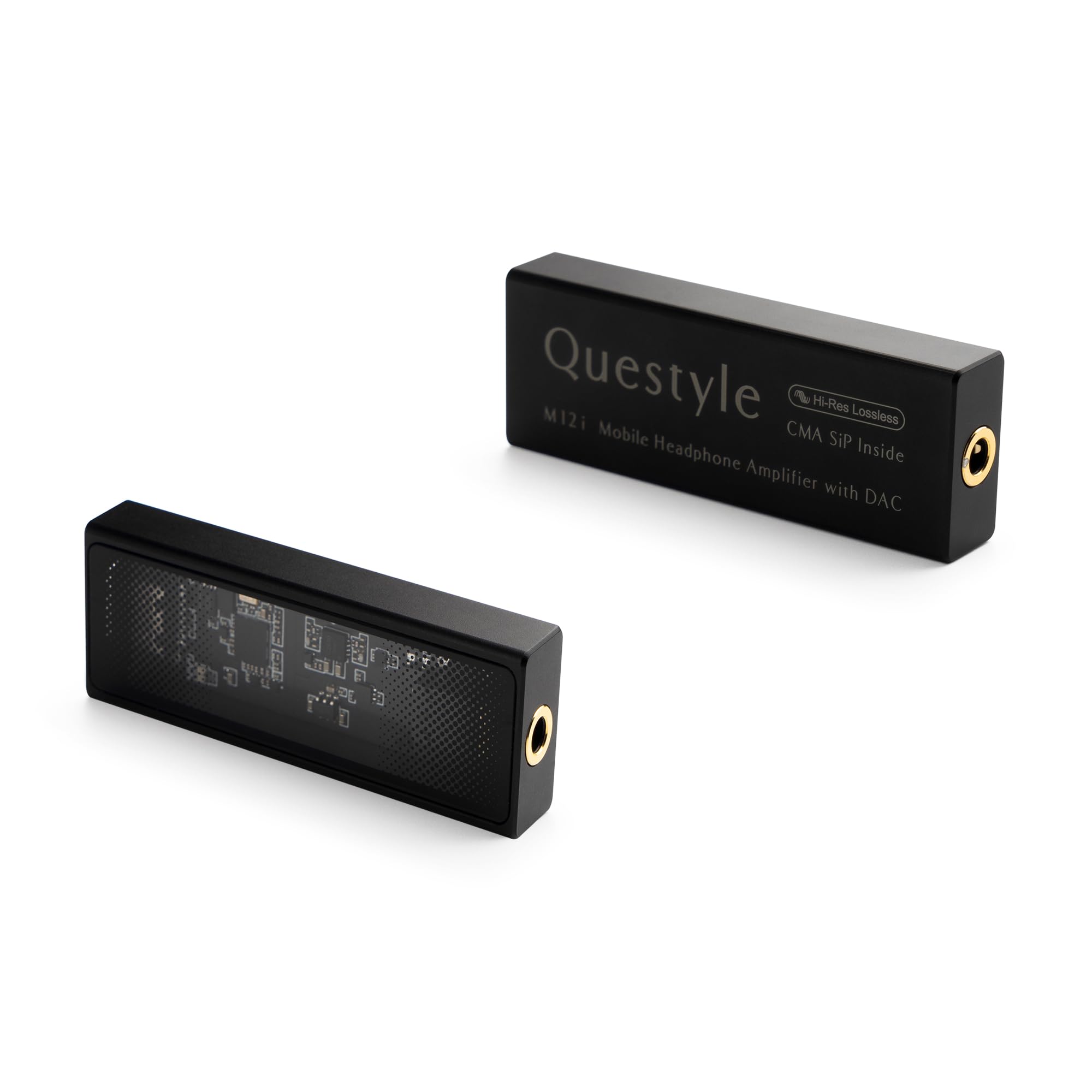 Questyle M12i Elite HiFi DAC-forstærker – MFi bærbar USB DAC 768kHz/DSD512 med 3,5 mm udgang | DAC med høj opløsning til lyd