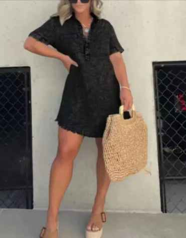 Vestido casual cómodo para mujer