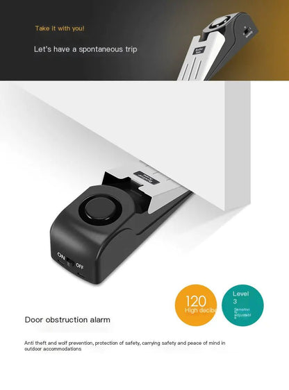 Alarme Portátil de Bloqueio de Porta - Catch Cards