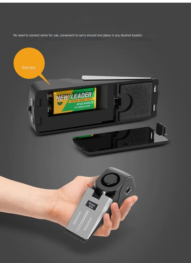 Alarme Portátil de Bloqueio de Porta - Catch Cards