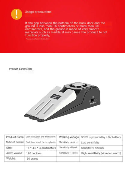 Alarme Portátil de Bloqueio de Porta - Catch Cards