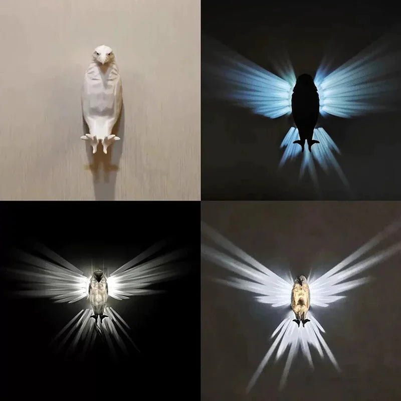 Eagle Shaped Wall Lamp