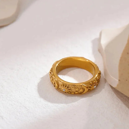 Anel de Estrela, Lua e Sol - Catch Cards