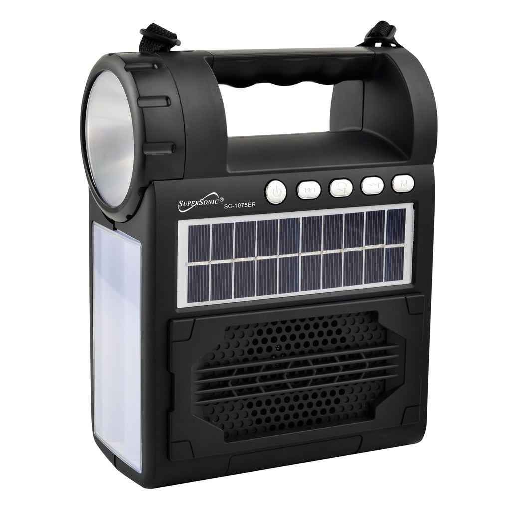 Supersonic Solar Bluetooth-højttaler og multimediehub | miljøvenlig udendørshøjttaler