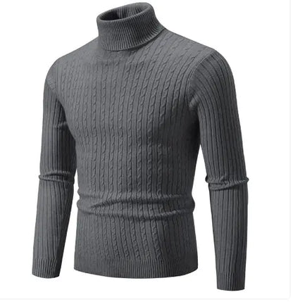 Men's Turtleneck Knitted Sweater