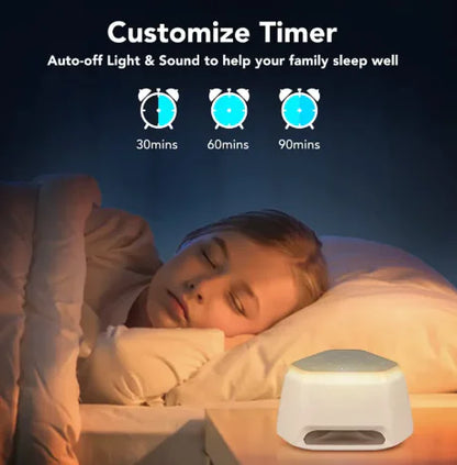 White Noise Sleeping Night Light