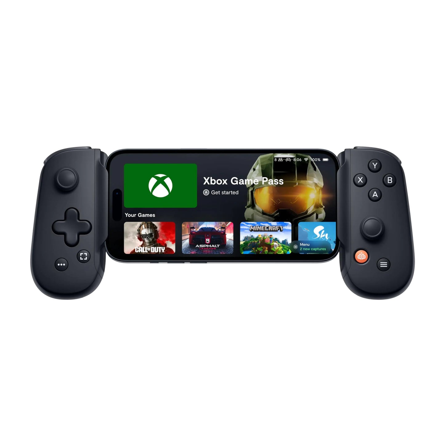 BACKBONE One Mobile Gaming Controller for iPhone (Lightning) - PlayStation Edition - 2nd Gen - Turn Your iPhone into a Gaming Console - Play Xbox, PlayStation & More (3 Months Apple Arcade Included) - Catch Cards