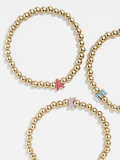 Initial Bracelet Set