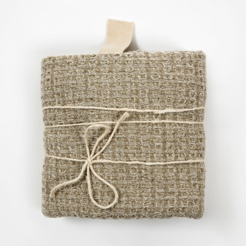 Big Linen Towel - Textured Grey