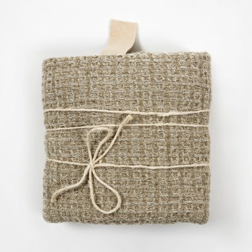Big Linen Towel - Textured Grey