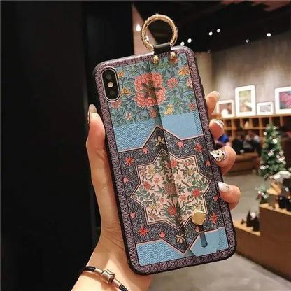 .Blue Flower iPhone Case - HejK.com Marketplace.