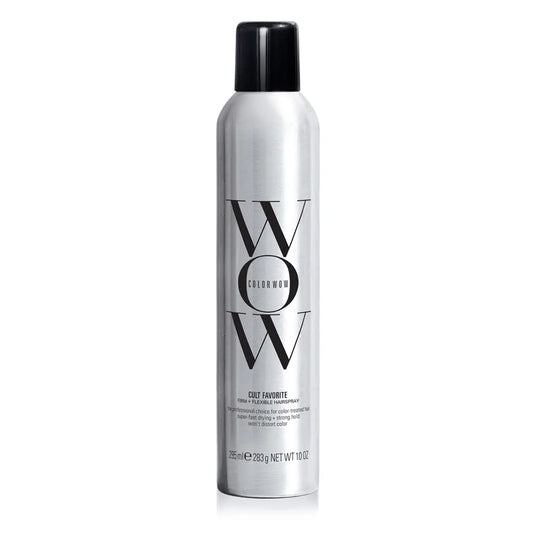 COLOR WOW Cult Favorite Firm + Flexible Hairspray – Kerge pihusti kogu päeva hoidmisega | Niiskuskindlus | Kuumus + UV kaitse | mitte jäik, mittekleepuv | Harjatav | Mitte kollaseks