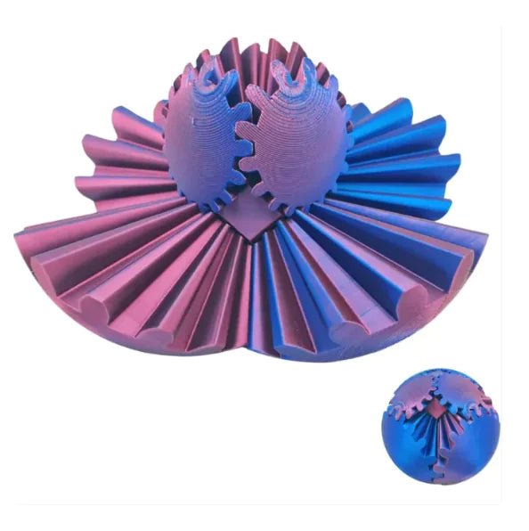 Bola de Engrenagem de Impressão 3D Rotatória - Catch Cards