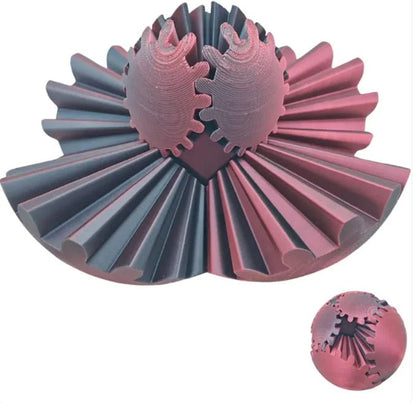 Bola de Engrenagem de Impressão 3D Rotatória - Catch Cards