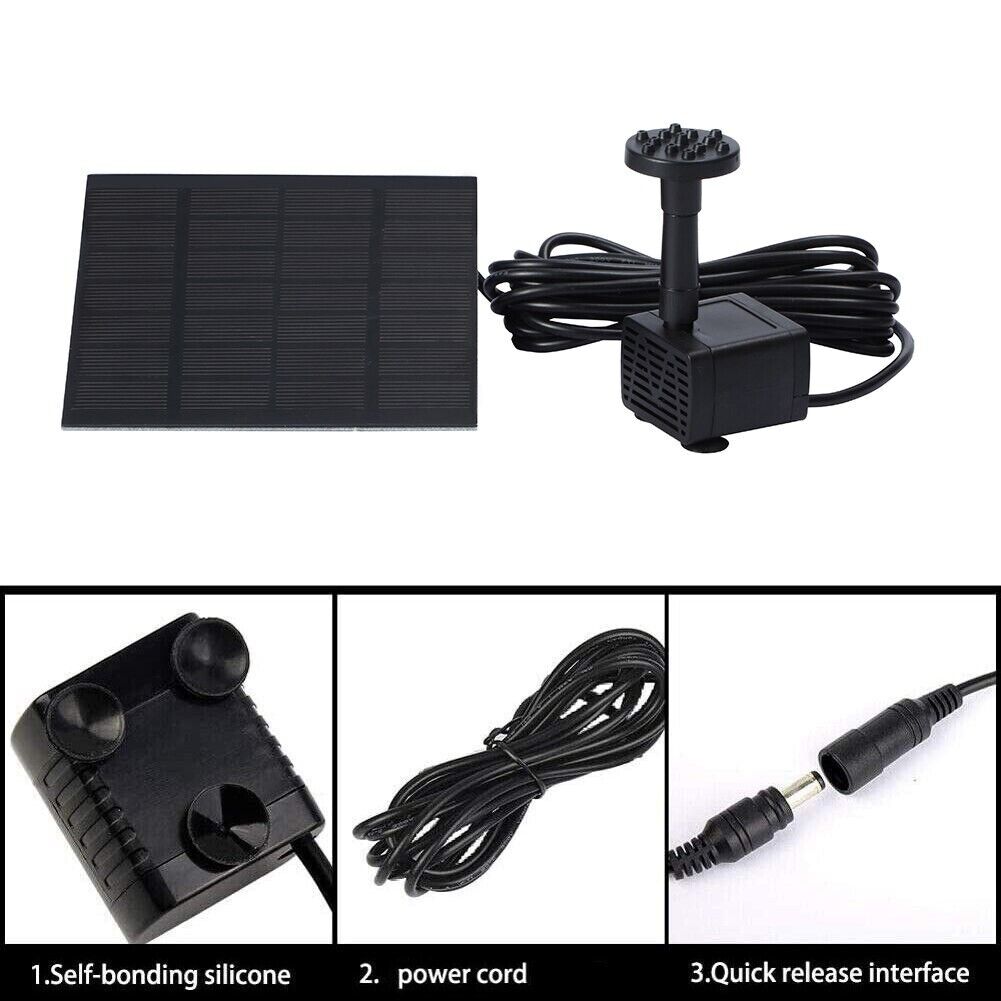 Solar Splash Fontæne: Fuglebad & Have Must-have | automatisk solvandfunktion